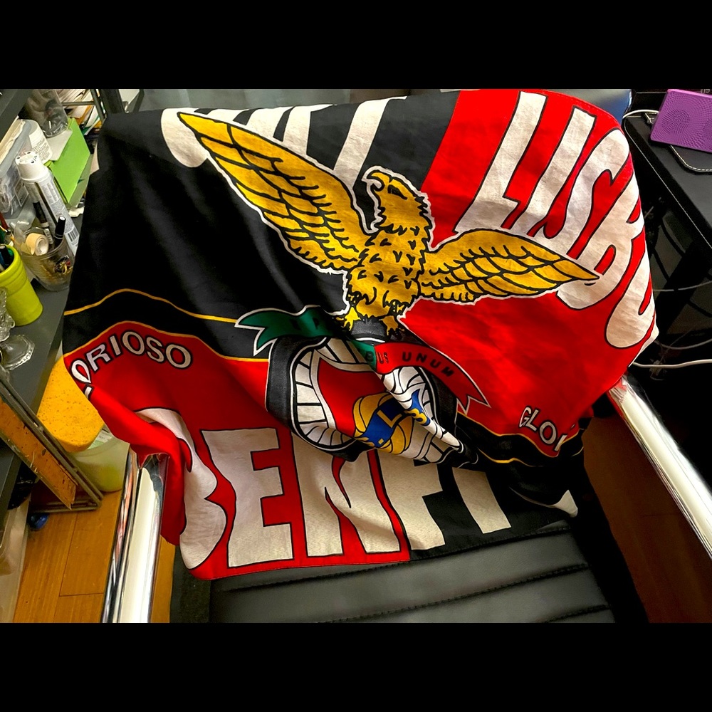 Sport Lisboa Benfica Glorioso Bandera/ Flag retro